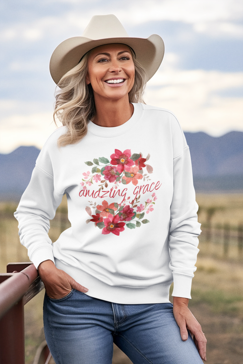 Amazing Grace Discover timeless elegance with our Amazing Grace tee—a wardrobe essential that blends comfort with meaningful style.
