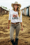 My heart is full of love long sleeve t-shirt Wear your feelings with pride in this heartfelt long sleeve tee.