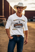 Oklahoma State pride meets everyday comfort in this men's long sleeve tshirt. Featuring "Oklahoma Blessed" messaging, it's the perfect way to show your Sooner spirit whether you're heading to campus, tailgating, or just representing your home state.