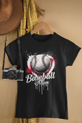 Celebrate your biggest fan status with this classic baseball mom tee. Designed for parents who live for game day, this comfortable cotton blend shirt lets everyone know where your priorities are.