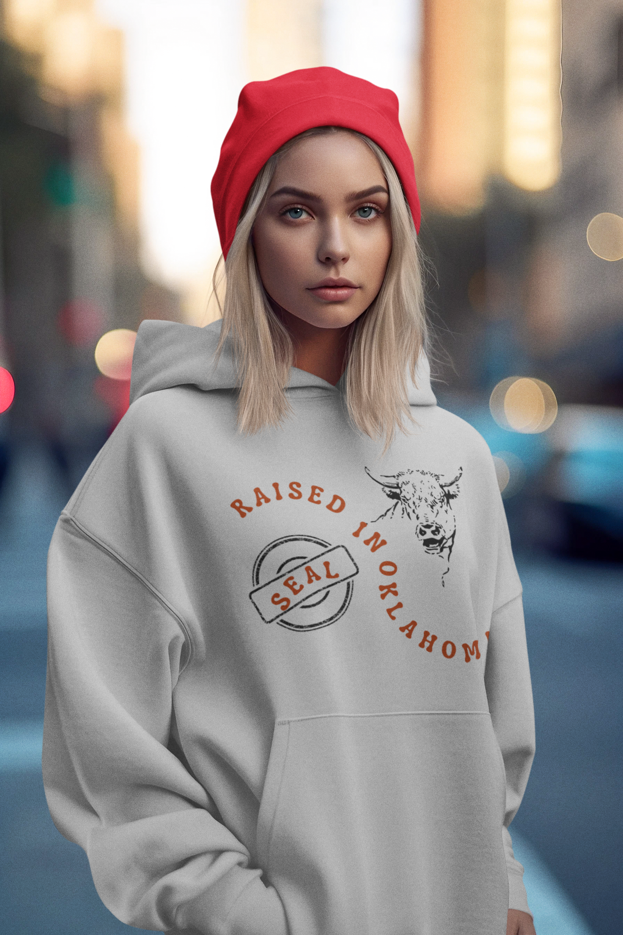 Proudly represent your Oklahoma roots with this distinctive tee that celebrates where you come from. Featuring bold stamped and sealed graphics, this shirt makes a statement about your heritage and hometown pride.