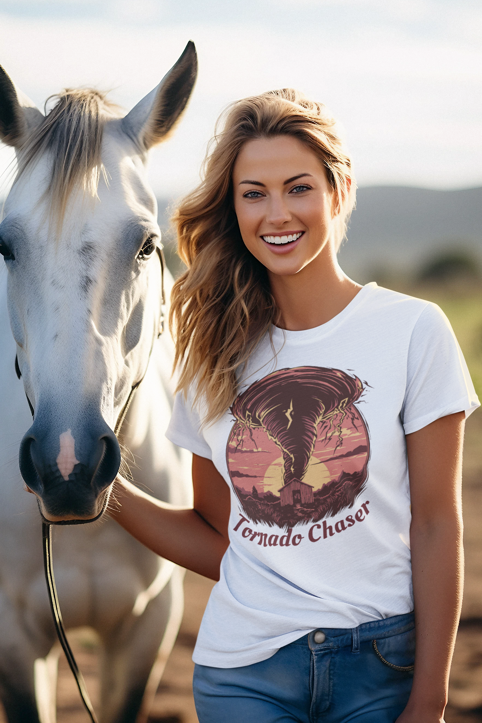 Chase the thrill of unpredictable weather with our Storm Chaser tee.