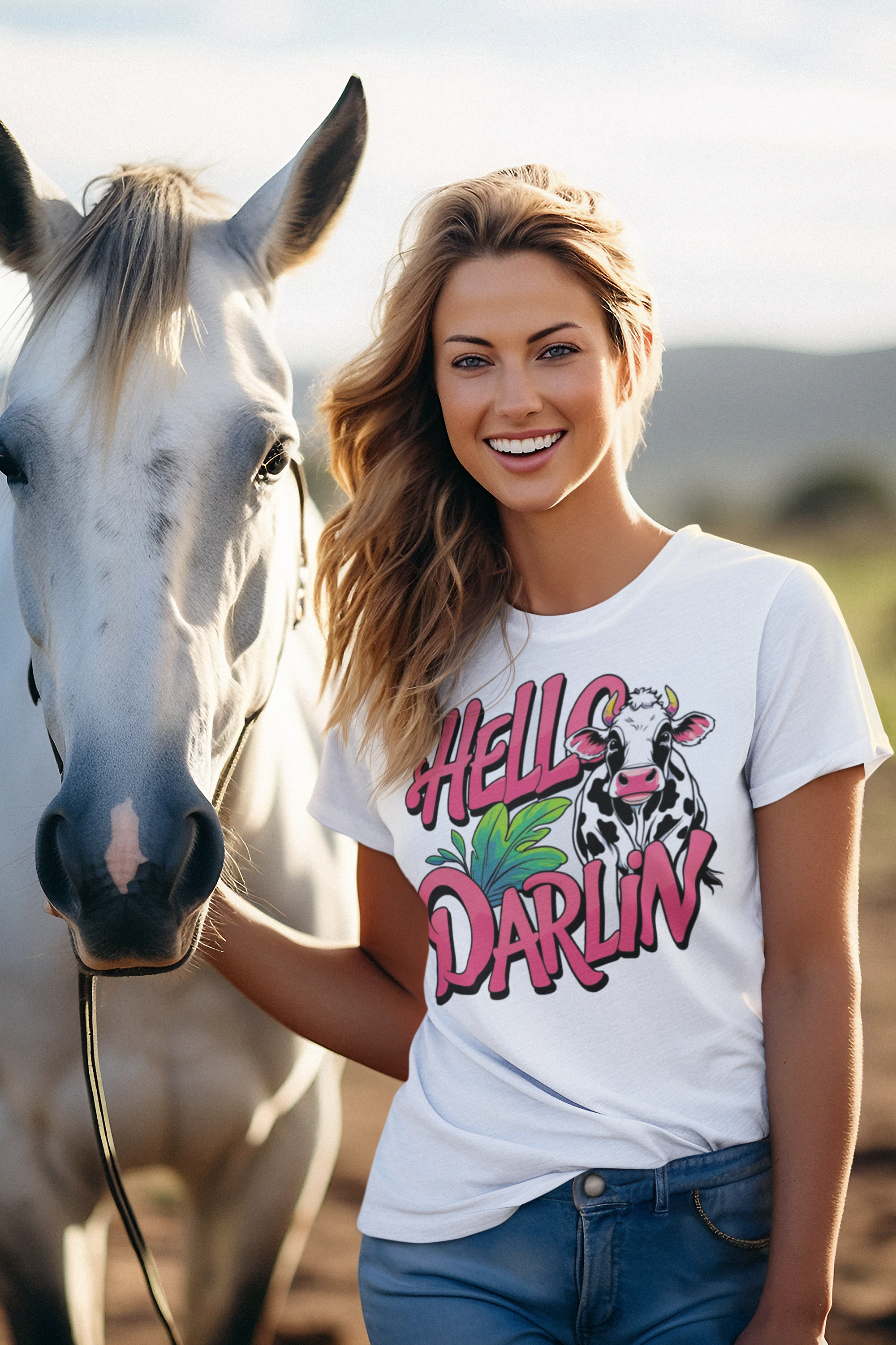 Meet your new favorite casual essential—a playful cow print tee that brings fun and personality to your everyday wardrobe.