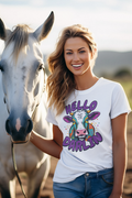 Hello Darlin Cute Tee Spread some charm with this playful tee that captures that signature western sass.