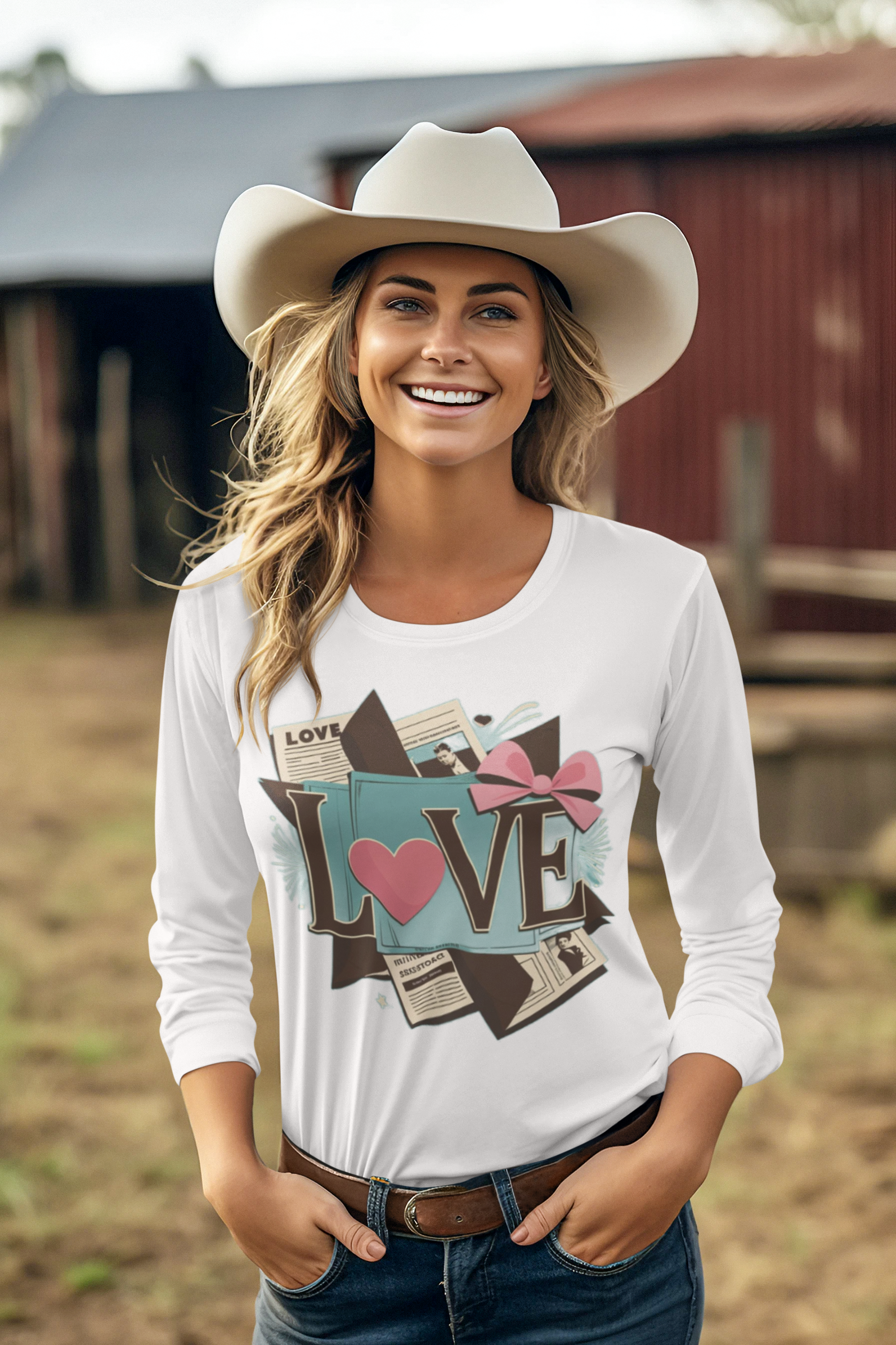 Spread joy with this playful tee that celebrates love in all its forms