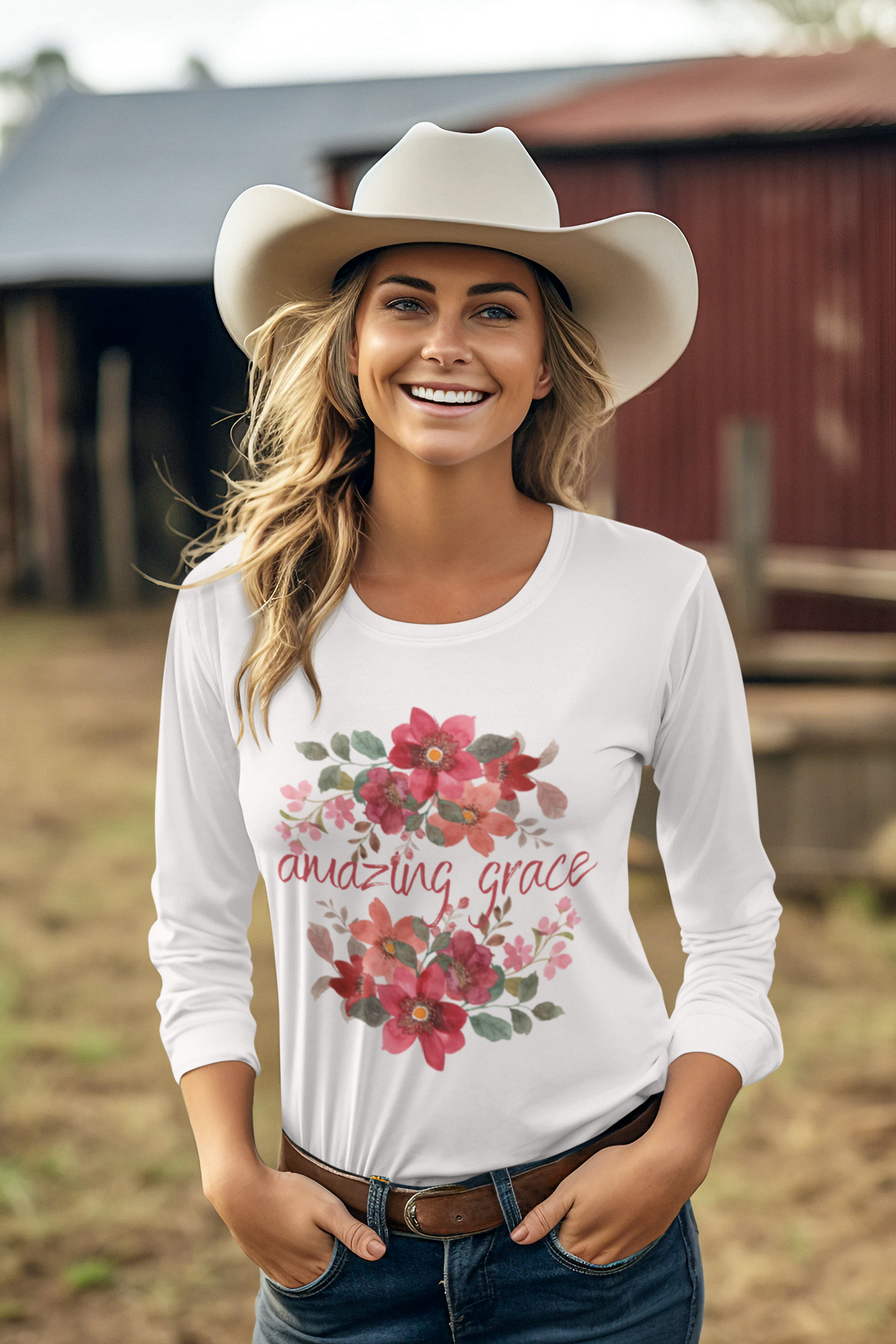 Amazing Grace Timeless elegance meets everyday comfort in this classic tee that celebrates grace and inspiration.