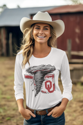 Embrace your Sooner pride with this bold OU Tornado Alley Tee.