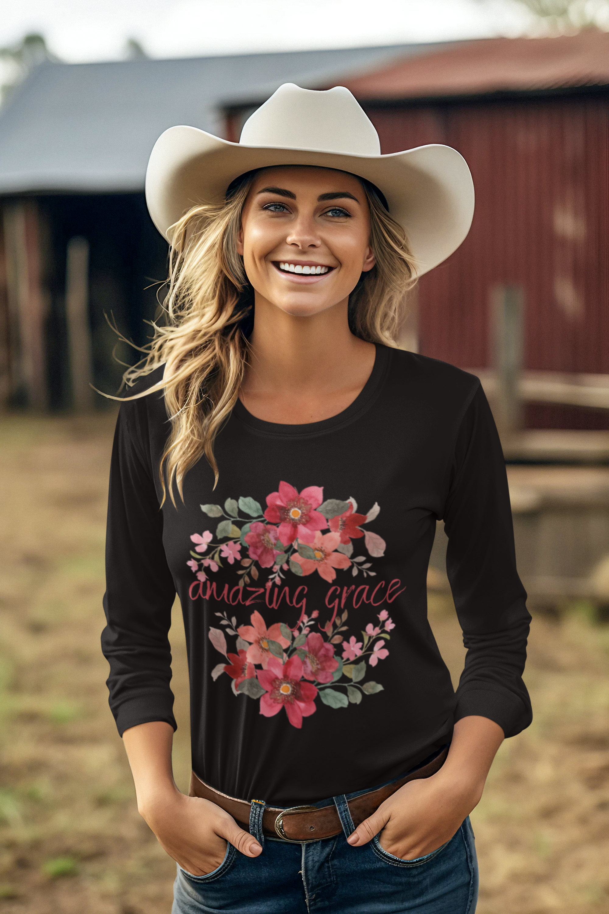 Amazing Grace Timeless elegance meets everyday comfort in this classic tee that celebrates grace and inspiration.