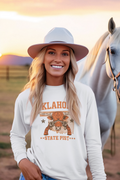 Show your Oklahoma State pride with this classic long sleeve tee featuring the iconic Pistols logo.