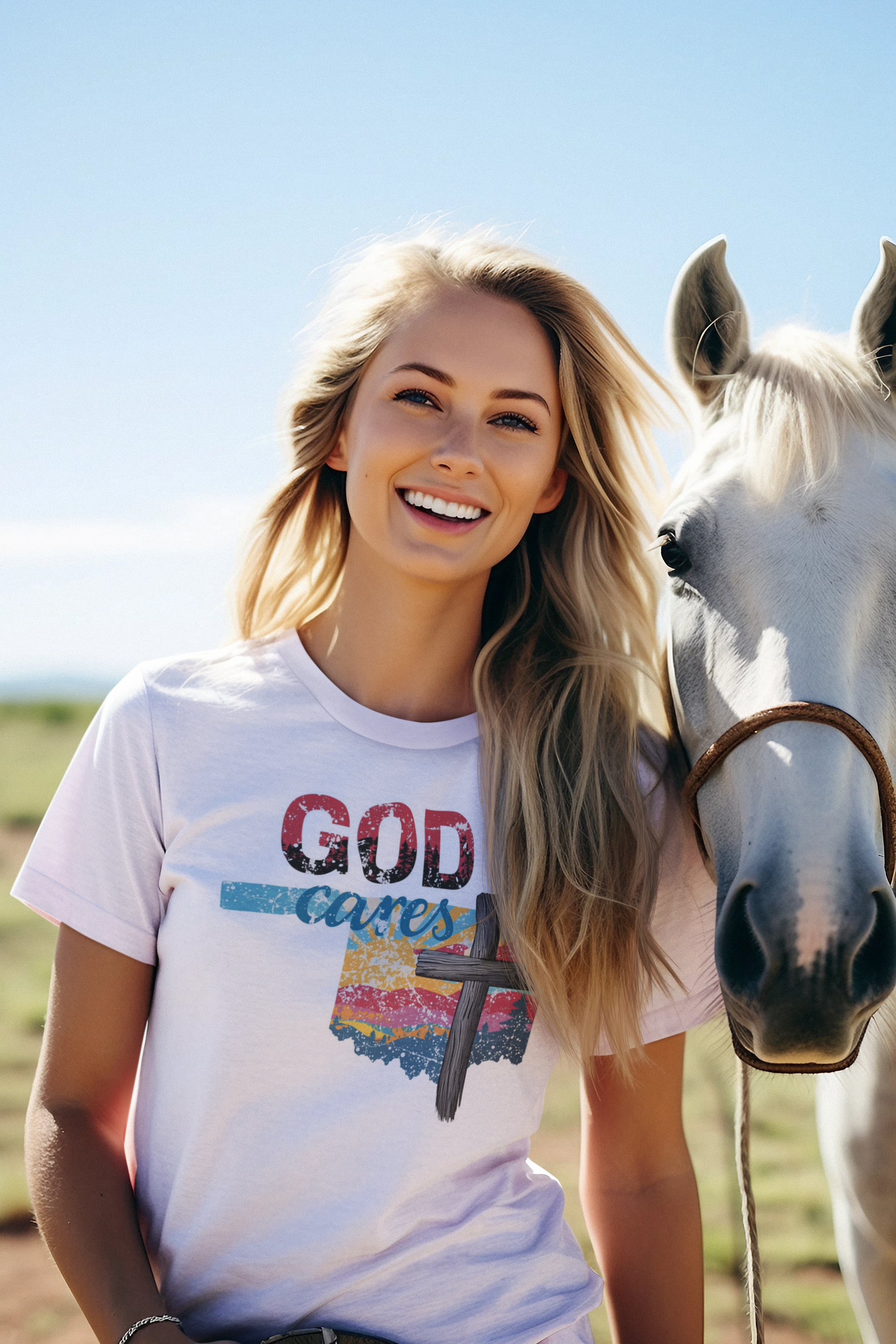 Celebrate your Oklahoma roots with this charming tee that declares what matters most.