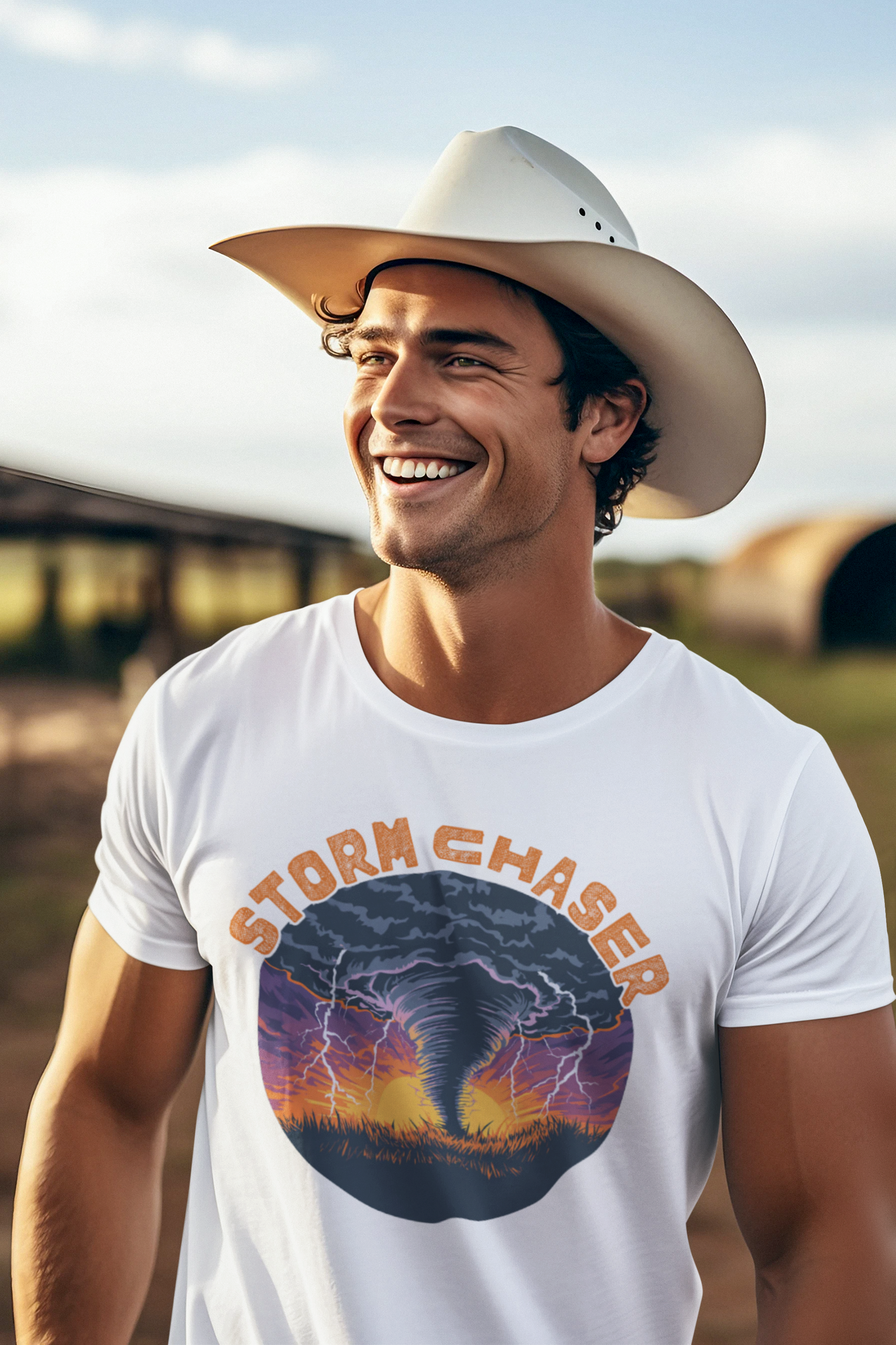 Storm Chaser Chase the elements in style with our Storm Chaser tee—a bold statement piece designed for those who embrace adventure.