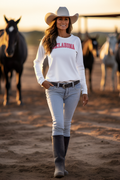 Embrace the rugged spirit of Oklahoma farm life with this cozy sweatshirt designed for those who know the value of hard work and hearty comfort