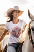 The Love for Heffers Tee is your go-to statement piece for celebrating cattle country pride.