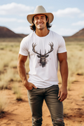Embrace the spirit of the hunt with the Avit Deer Hunter Mens T-Shirt, designed for those who live for the outdoors.