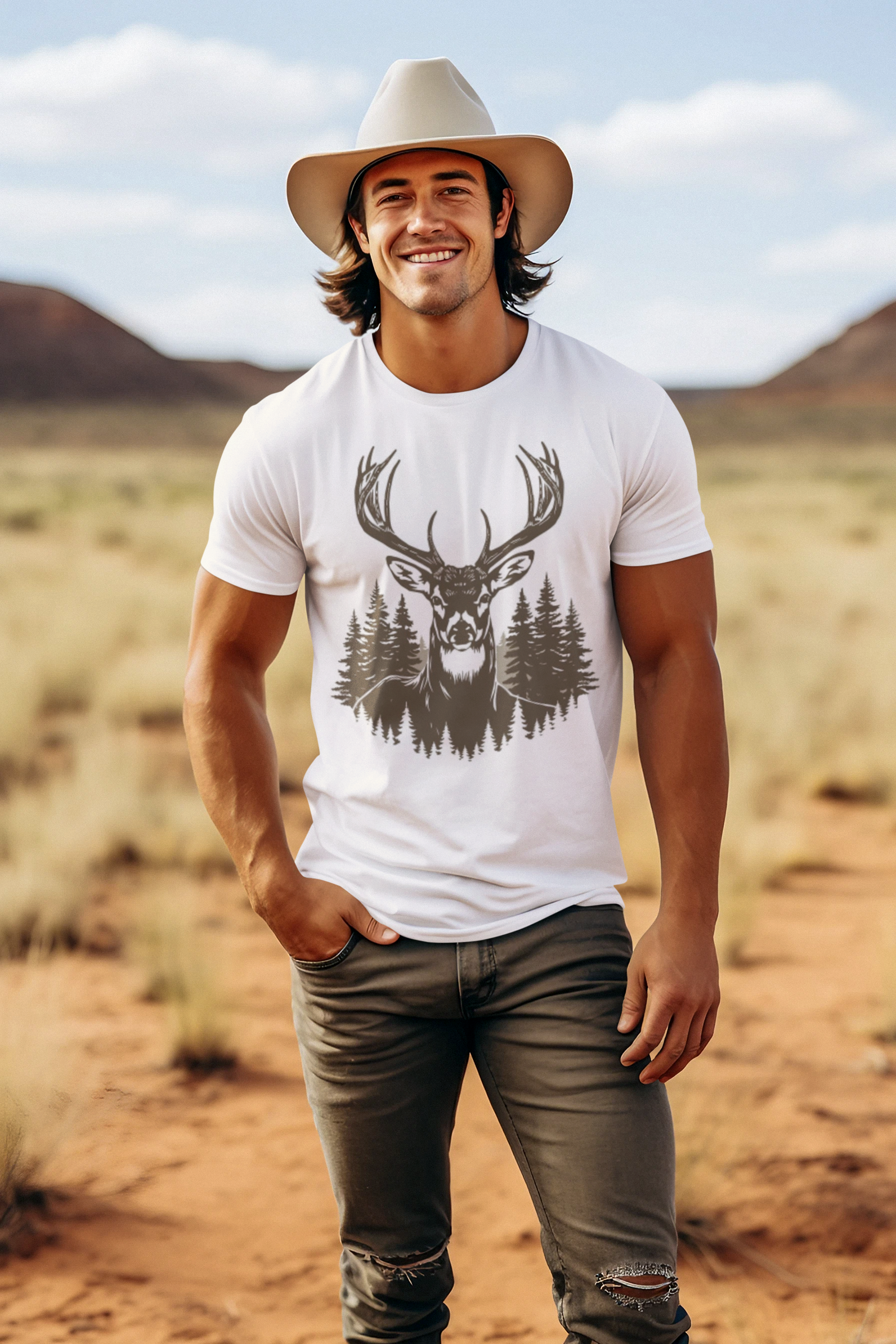For the dedicated hunter who lives for the season, this Die Hard Deer Hunter Men's T-Shirt celebrates your passion with bold style.