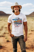 Hit the road in style with this Men's Oklahoma HWY 66 Road Map T-Shirt. Featuring a vintage-inspired map design celebrating America's most iconic highway, this tee captures the spirit of adventure and nostalgia.